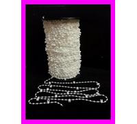 WINZOW Vertical Blind Bottom Chain Replacement - White Stabilising Link Chain Spare for 89mm Slats (250M (Full Roll))