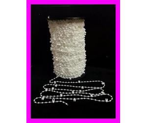 WINZOW Vertical Blind Bottom Chain Replacement - White Stabilising Link Chain Spare for 89mm Slats (250M (Full Roll))