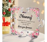 Winzwon Nanny Gifts Acrylic Puzzle Plaque Decorations