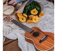 Winzz Concert Ukulele 23 Inch for Adults Beginners, Mahogany Wooden Uk