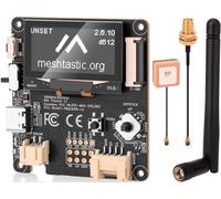 Wio Tracker L1 Development Board Wio SX1262 nRF52840 Module for Ar duino Meshtastic LoRa, Blue tooth 5.0 GPS GNSS, 1.3" OLED, Support Battery Type-C and Solar Charge, Power Efficiency & Rich Interface