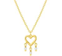 Wioga Kenna Necklace Goldplated Brass N-11026-GP - Woman - Brass Gold 42 cm