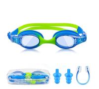 Wioklwe Kids Swimming Goggles For 6-14 Kids - Goggles Anti Fog Swim Goggle UV Resist No Leaking Childrens Swimming Goggles for Boys Girls Swim Glasses (Blue)