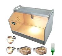 WIONBE Intelligent Brooder Box 10-15 Newborns Chicks Quail Birds Small Animals Manual Incubators Poultry Heater Breeding Box