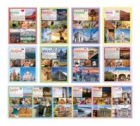 Wiooffen 12 Pcs Cultures Around The World Posters Multicultural & Diversity Classroom Decorations Study Materials for Teachers Middle School & High School Classroom Social Study Decorations