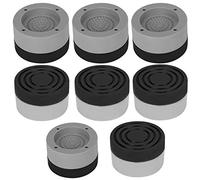 WIOR Shock and Noise Cancelling Washing Machine Support, Anti Walk Washing Machine Foot Pads, Washer and Dryer Anti-Vibration Pads Ideal for Noise Reduction and Shock Absorber(8PCS)