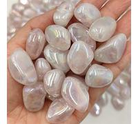 WIOSEN Natural Magic 100g Bulk Natural Rose Quartz Crystal Tumbled Gravel Angel Aura Palm Polished Home Decor