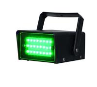WIOSOUL Mini LED Strobe Light with 24 Super Bright LED Variable Speed Control for Party Clubs Stage Light Effect DJ Disco Bars Parties Halloween (Green)