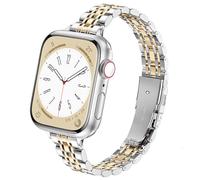wipalor Slim Stainless Steel Strap Compatible with Apple Watch Straps Women 38mm 40mm 41mm 46mm 45mm 44mm 42mm 49mm, Metal iWatch Strap, Ladies Band for Apple Watch Series 12 11 10 9 8 7 6 5 4 3 2 SE