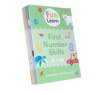 Wipe and Clean Fun to Learn Children Activity 10 Books Collection Set (Lower Case Letters, Capital Letters, Numbers, Pen Practice, Telling Time, Tricky Words, Everyday Maths, Times Tables & 2 More)