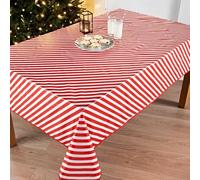 Wipe Clean Christmas Tablecloth Whether you are having a Christmas party or Christmas dinner, food is a big part of Christmas! - Stripey.