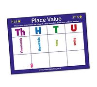 Wipe Clean Dry Wipe Place Value Maths Childrens Pupils School Classroom Display Wall Poster A2 Primary Teaching Services