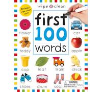 Wipe Clean: First 100 Words (Enclosed Spiral Binding): Includes Wipe Clean Pen