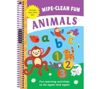 Wipe-Clean Fun: Animals (Fun Learning Spiral Wipe-clean)