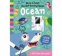 Wipe-Clean Sticker Funny Faces Ocean