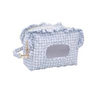 Wipe Holder - Double-Layer Quilted Wipe Holder Diaper and Wipes Pouch Portable Hanging Wipes Bag for Stroller, Home, Travel