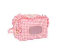 Wipe Holder - Double-Layer Quilted Wipe Holder Diaper and Wipes Pouch Portable Hanging Wipes Bag for Stroller, Home, Travel