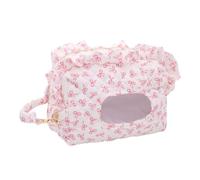 Wipe Holder - Double-Layer Quilted Wipe Holder Diaper and Wipes Pouch Portable Hanging Wipes Bag for Stroller, Home, Travel