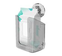 Wipe Holder for Bathroom Refillable Wipe Container Non-Slip Stable | Clear Paper Towel Dispenser, Refillable Tissue Container, Toilet, Non-slip, Bathroom, Paper Towels, Tissues, Wall Mount