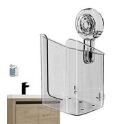 Wipe Holder for Bathroom Wall Mount - Flushable Wet Wipes Dispenser Suction Cup Wall Mounted,Stable Toilet Wipes Holder Wipes Container for Bathroom