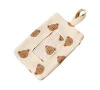 Wipe Holder for Diaper Bag, Refillable Portable Organizer, 22x14x1cm, Travel Wipes Case, Ba by Wipe Container, Lanyard Carry Design, for Nursery, Stroller, Car, Camping