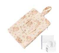 Wipe Holder for Diaper Bag,Refillable Portable Pouch with Lanyard | Portable Wipes Dispenser,for Travel Outdoor Bathroom Bedroom Nursery Home Stroller Toilet Car Camping