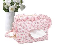 Wipe Holder Travel Fabric Floral Quilted Portable Dispenser Bag