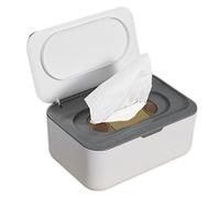 Wipe Holders, Wet Wipes Dispenser Tissue Napkins Storage Box Case Holder Diaper Wipes Container for Baby Gray