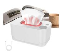 Wipe Warmer - 20cm, Wet Wipes Warmer, Keeps Wipes Moist | Efficient Heating Technology, Portable Diaper Heater, Portable Even Heating Dispenser for Home Bedroom Living Room