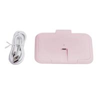Wipe Warmer, ABS 5V USB Baby Wipe Warmer Wipes Dispenser Baby Wipe Warmer with Low Power Consumption for Efficiency for Cold Weather (Pink)