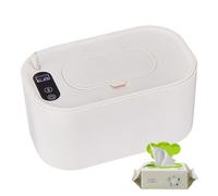 Wipe Warmer and Baby Wet Wipes Dispenser,Portable USB Wipes Dispenser Large Capacity Wipe Warmer - Diaper Wipe Warmer Constant Temperature Digital Wipe Heater for Bedroom