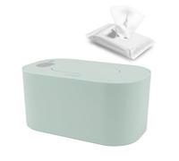 Wipe Warmer & Dispenser, USB-Powered Wet Wipe Heater with Digital Display, Constant Temperature Control, Large Capacity, Safe for Newborns and Infants (Green)