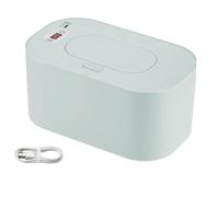Wipe Warmer, Portable USB Baby Rib Dispenser, Large Capacity Travel Carrying Fabric, Intelligent Precision Temperature Control Diaper Insulation Box, 7.87 x 4.72 x