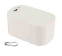 Wipe Warmer - Portable USB Baby Wipes Container | Large Capacity Diaper Container, Smart Precise Temperature Control Travel Tissue Dispenser for Boys, Girls