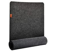 Wipeable felt place mat, 30 cm x 100 cm anthracite table mat, table runner, place mat, table mat, heat resistant, non-slip placemat