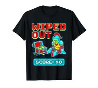 Wiped Out 16-Bit Retro Gamer Knight Pixel Art GRAP T-Shirt