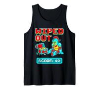 Wiped Out 16-Bit Retro Gamer Knight Pixel Art GRAP Tank Top