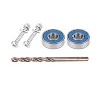 Wiper Arm Repair Kit Windshield Wiper Arm Bearing Fix Kit for Grand Scenic 2 II 5pcs Replacement Components with Bearings Screws Washers and Drill Bit for Easy Windshield Wiper Arm Repai