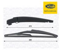 Wiper Arm Set, window cleaning MAGNETI MARELLI 000723180448 For BMW