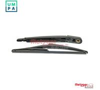 METZGER Wiper Arm 2190297 Rear with cap, with integrated wiper blade MERCEDES-BENZ: ML-Class