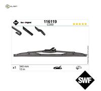 WIPER BLADE 116119 FOR SKODA OCTAVIA/Combi SUZUKI SUPER/CARRY/Bus VITARA SX4 LNA