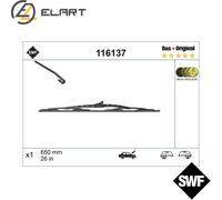 WIPER BLADE 116137 FOR HONDA CR-V/III JAZZ CIVIC/X/Hatchback/VIII INSIGHT KIA