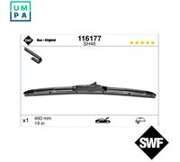 SWF Wiper Blade 116177 – Fits Abarth, Chevrolet, Fiat, Mazda, Mini, Renault, Suzuki