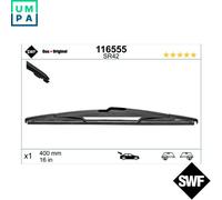 WIPER BLADE 116555 FOR PEUGEOT 207/Hatchback/Van 9HZ/9HP/9HR/9HX/9HY/9HV 1.6L