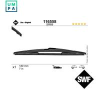 SWF 116558 Rear wiper blade