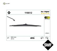 WIPER BLADE 116612 FOR VW CARAVELLE/KOMBI/Bus/TRANSPORTER/Mk EUROVAN/Van SAAB