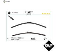 WIPER BLADE 119257 FOR MINI COUNTRYMAN/COOPER PACEMAN/HATCH/PEQUENO CROSSOVER