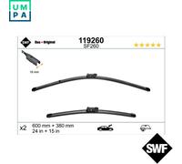 WIPER BLADE 119260 FOR VW UP LOAD POLO/Van SKODA E-CITIGO RAPID/Spaceback 1.0L