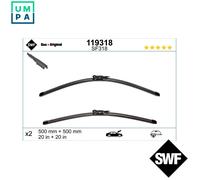 WIPER BLADE 119318 FOR BMW N47D20D/B/C/A M47D20 N43B20A N46B20C/BD/A/CC/B 2.0L