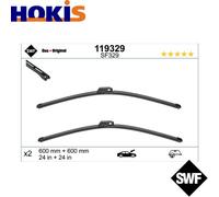 SWF Visioflex OE 119329 Wiper Blade Set of 2 Length 600 + 600